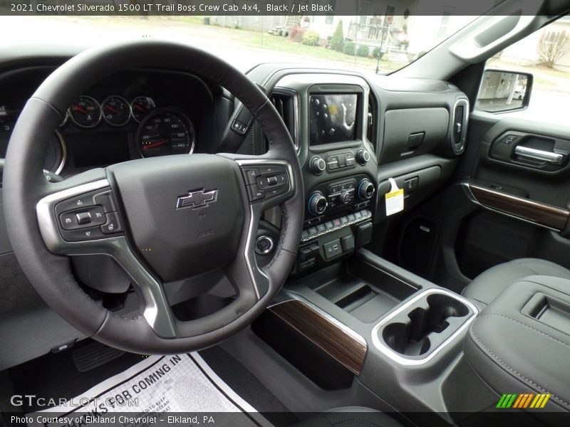Dashboard of 2021 Silverado 1500 LT Trail Boss Crew Cab 4x4