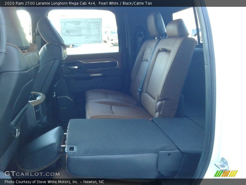 Pearl White / Black/Cattle Tan 2020 Ram 2500 Laramie Longhorn Mega Cab 4x4