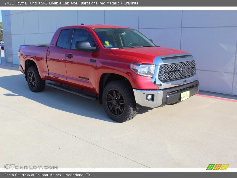 Barcelona Red Metallic / Graphite 2021 Toyota Tundra SR5 Double Cab 4x4