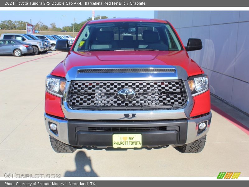 Barcelona Red Metallic / Graphite 2021 Toyota Tundra SR5 Double Cab 4x4