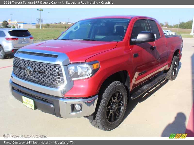 Barcelona Red Metallic / Graphite 2021 Toyota Tundra SR5 Double Cab 4x4