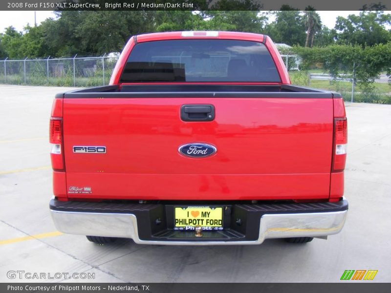 Bright Red / Medium/Dark Flint 2008 Ford F150 XLT SuperCrew