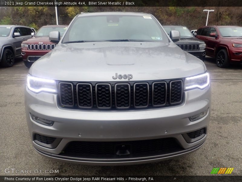 Billet Silver Metallic / Black 2021 Jeep Grand Cherokee High Altitude 4x4