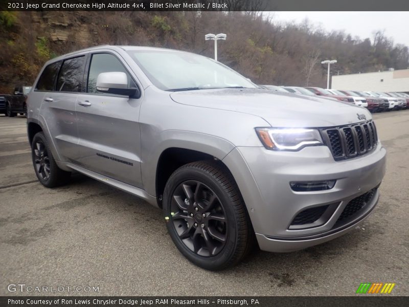 Billet Silver Metallic / Black 2021 Jeep Grand Cherokee High Altitude 4x4