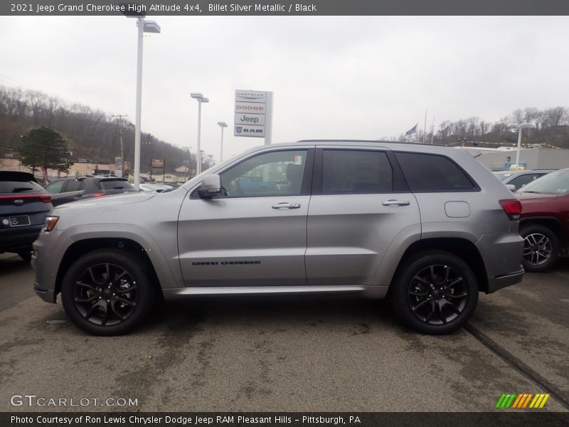 Billet Silver Metallic / Black 2021 Jeep Grand Cherokee High Altitude 4x4