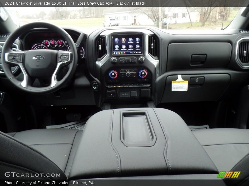 Dashboard of 2021 Silverado 1500 LT Trail Boss Crew Cab 4x4