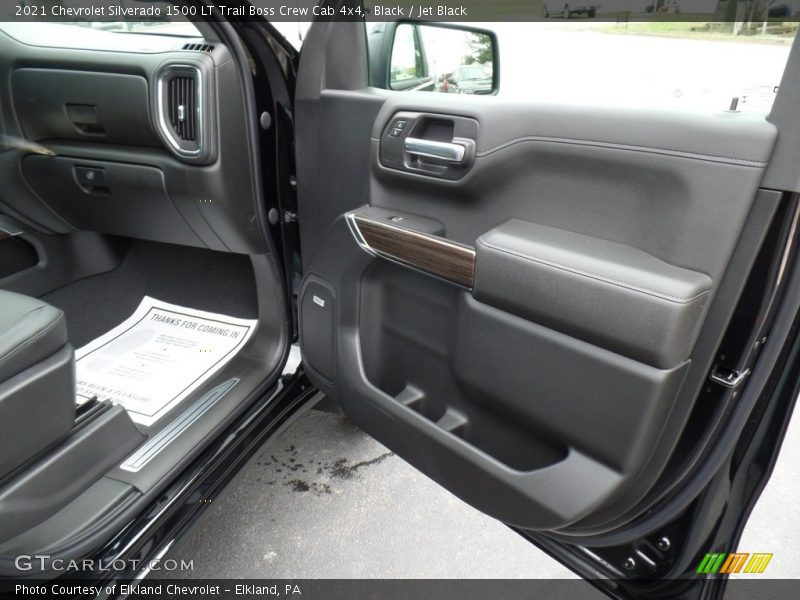 Black / Jet Black 2021 Chevrolet Silverado 1500 LT Trail Boss Crew Cab 4x4
