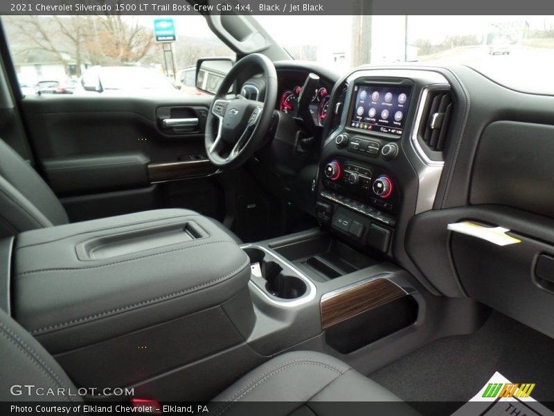 Black / Jet Black 2021 Chevrolet Silverado 1500 LT Trail Boss Crew Cab 4x4