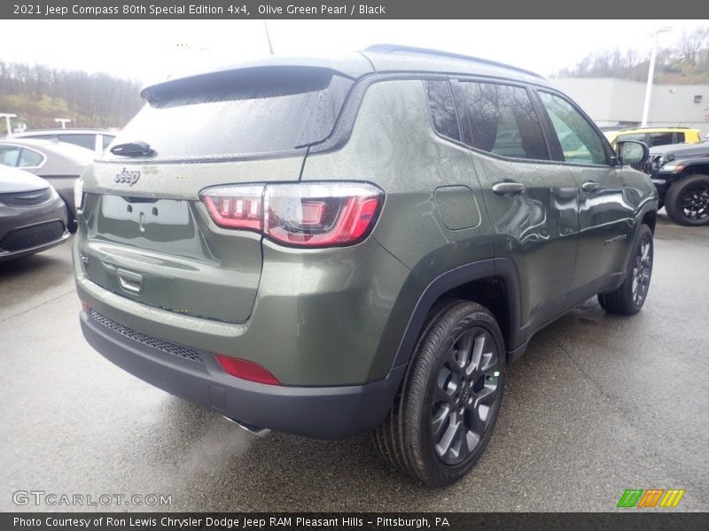 Olive Green Pearl / Black 2021 Jeep Compass 80th Special Edition 4x4