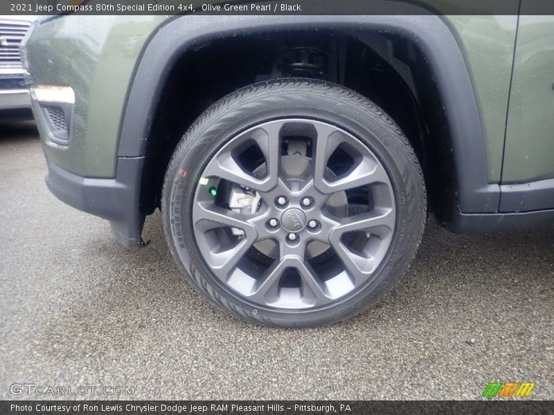 Olive Green Pearl / Black 2021 Jeep Compass 80th Special Edition 4x4