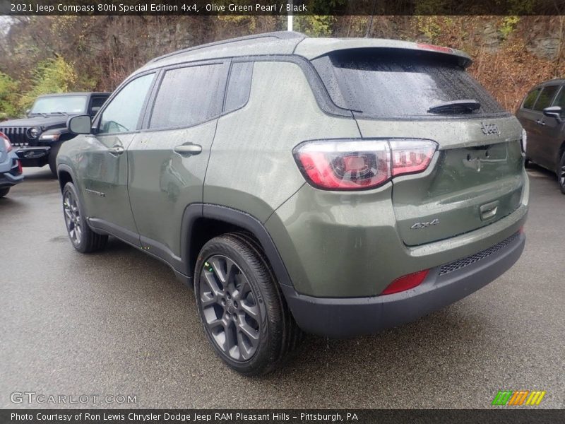 Olive Green Pearl / Black 2021 Jeep Compass 80th Special Edition 4x4