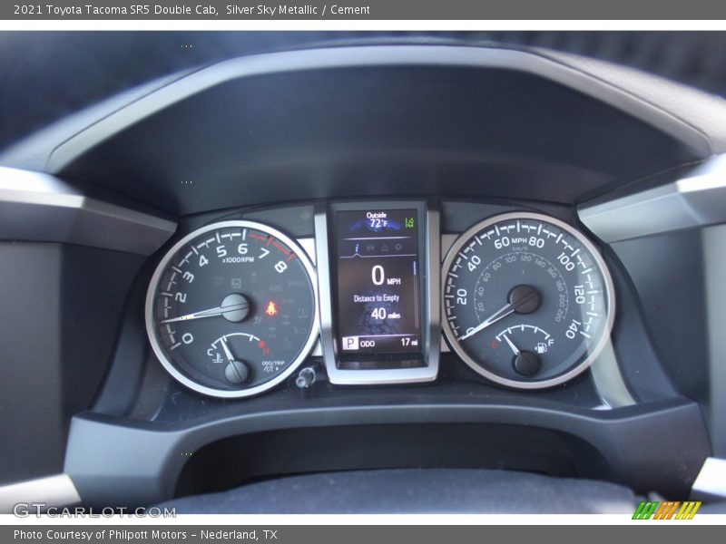 Silver Sky Metallic / Cement 2021 Toyota Tacoma SR5 Double Cab