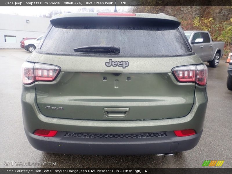 Olive Green Pearl / Black 2021 Jeep Compass 80th Special Edition 4x4