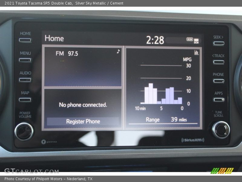 Silver Sky Metallic / Cement 2021 Toyota Tacoma SR5 Double Cab