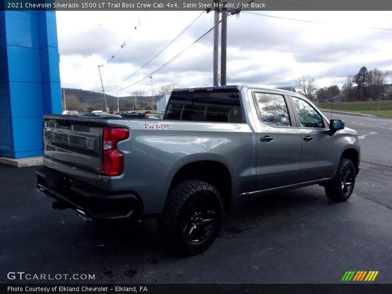 Satin Steel Metallic / Jet Black 2021 Chevrolet Silverado 1500 LT Trail Boss Crew Cab 4x4