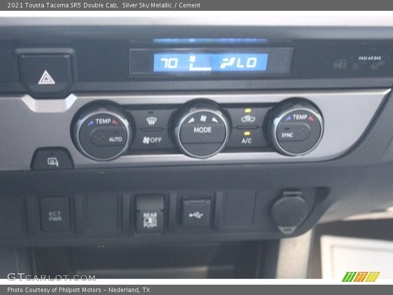 Silver Sky Metallic / Cement 2021 Toyota Tacoma SR5 Double Cab