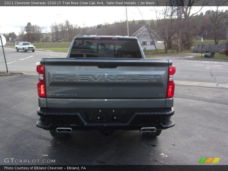 Satin Steel Metallic / Jet Black 2021 Chevrolet Silverado 1500 LT Trail Boss Crew Cab 4x4