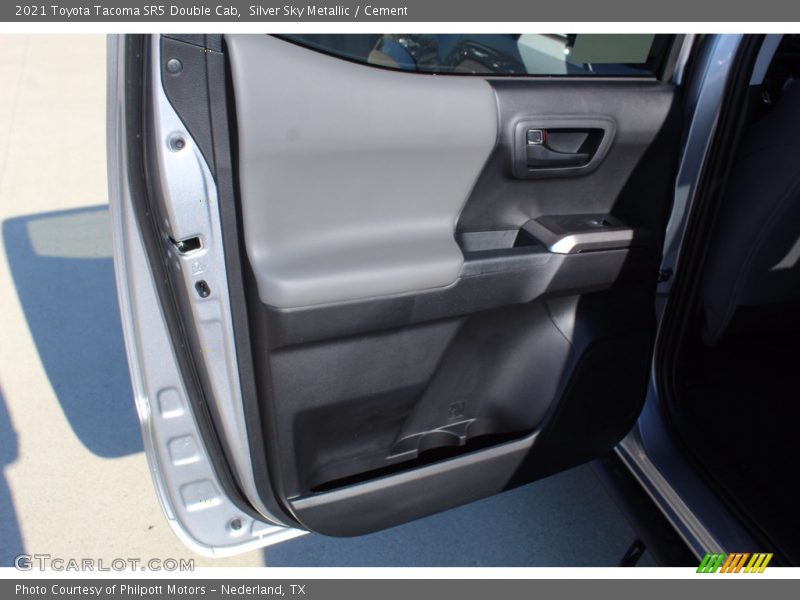 Silver Sky Metallic / Cement 2021 Toyota Tacoma SR5 Double Cab