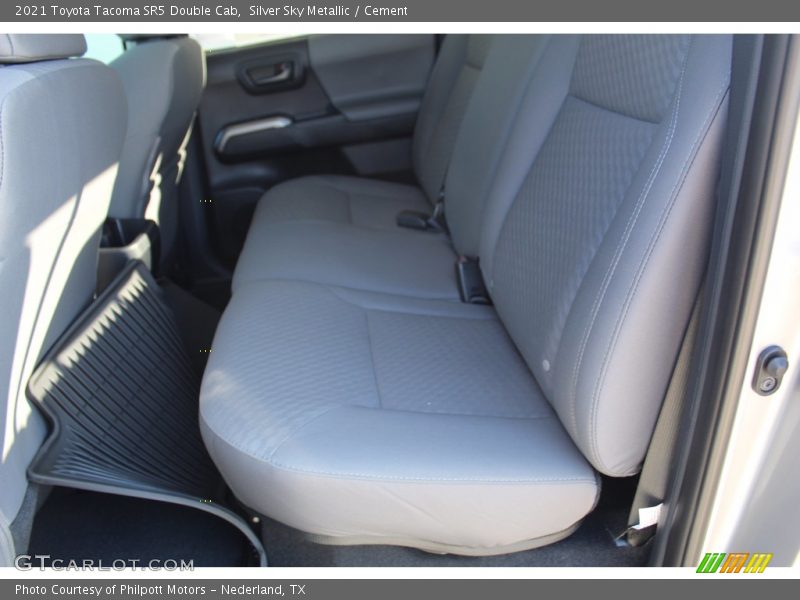 Silver Sky Metallic / Cement 2021 Toyota Tacoma SR5 Double Cab