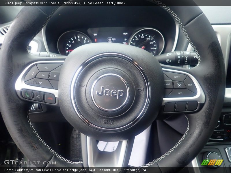 Olive Green Pearl / Black 2021 Jeep Compass 80th Special Edition 4x4