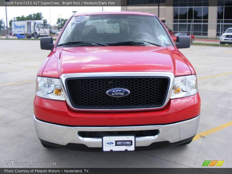 Bright Red / Medium/Dark Flint 2008 Ford F150 XLT SuperCrew