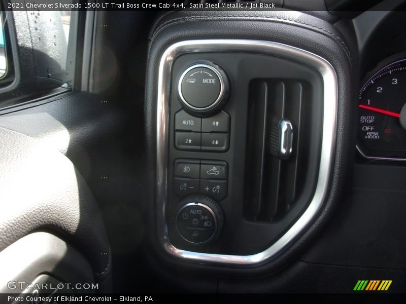 Satin Steel Metallic / Jet Black 2021 Chevrolet Silverado 1500 LT Trail Boss Crew Cab 4x4