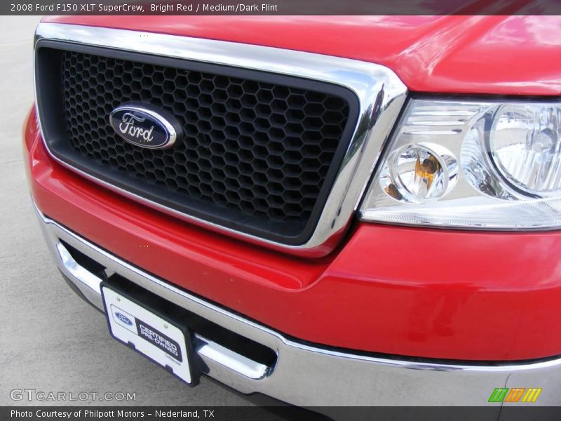 Bright Red / Medium/Dark Flint 2008 Ford F150 XLT SuperCrew