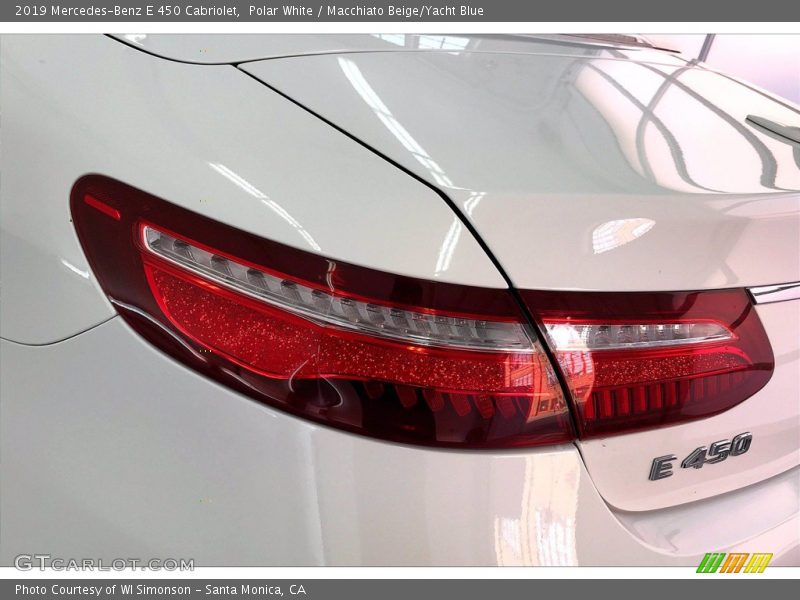 Polar White / Macchiato Beige/Yacht Blue 2019 Mercedes-Benz E 450 Cabriolet