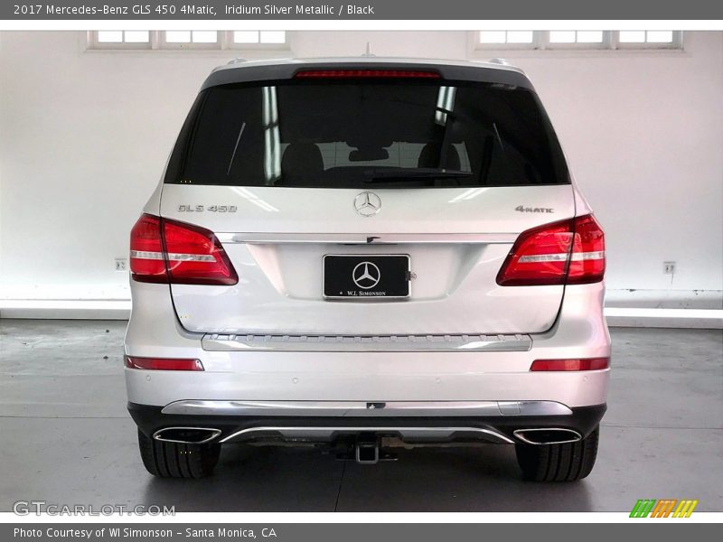 Iridium Silver Metallic / Black 2017 Mercedes-Benz GLS 450 4Matic