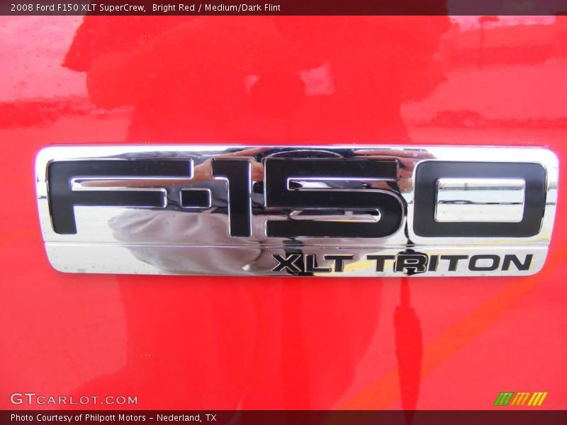 Bright Red / Medium/Dark Flint 2008 Ford F150 XLT SuperCrew