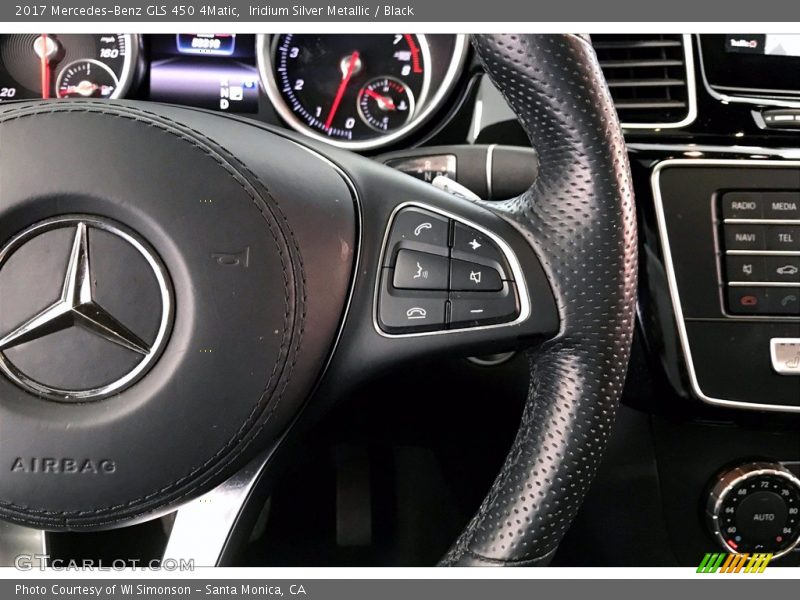 Iridium Silver Metallic / Black 2017 Mercedes-Benz GLS 450 4Matic