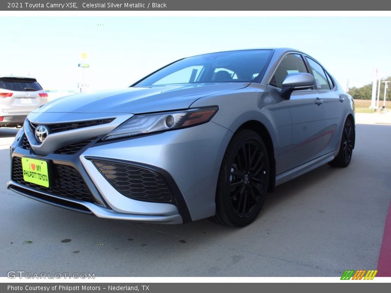 Celestial Silver Metallic / Black 2021 Toyota Camry XSE