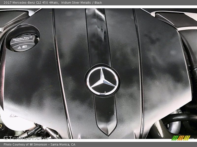 Iridium Silver Metallic / Black 2017 Mercedes-Benz GLS 450 4Matic