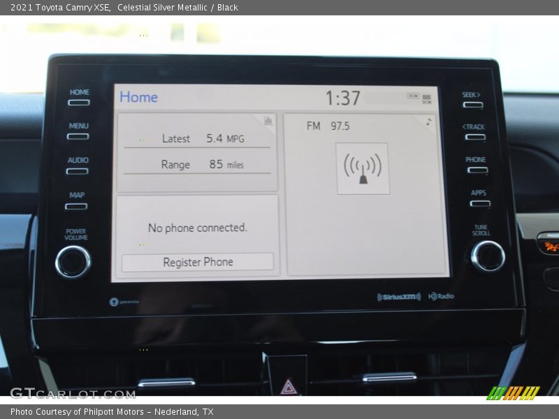 Celestial Silver Metallic / Black 2021 Toyota Camry XSE