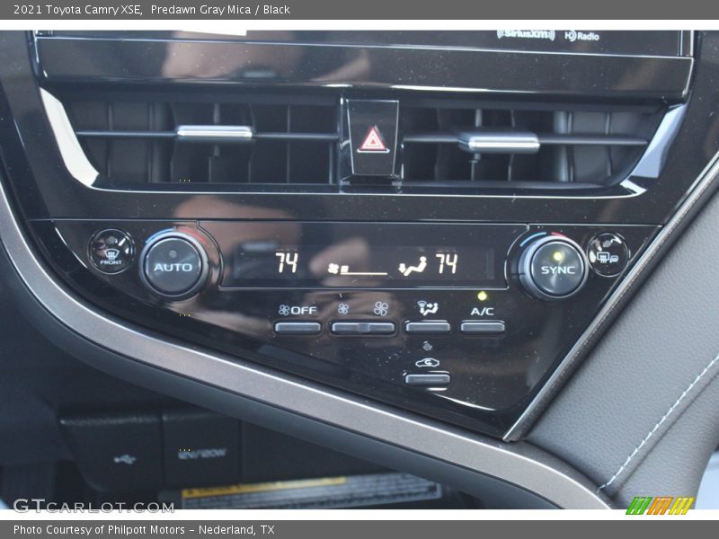 Predawn Gray Mica / Black 2021 Toyota Camry XSE