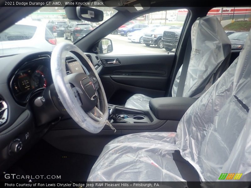 Front Seat of 2021 Durango GT AWD