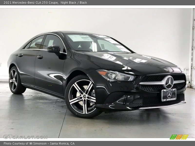 Night Black / Black 2021 Mercedes-Benz CLA 250 Coupe