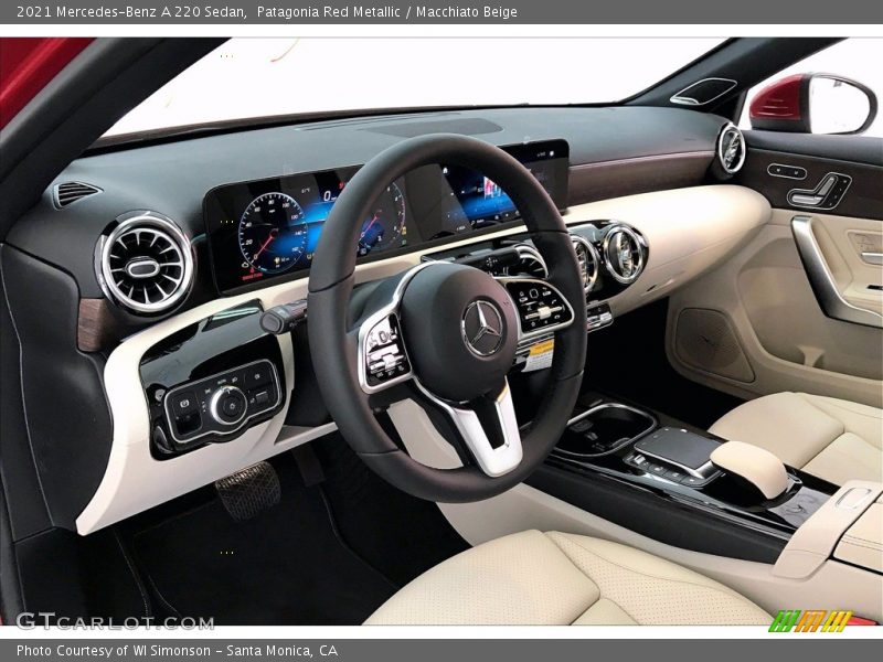 Patagonia Red Metallic / Macchiato Beige 2021 Mercedes-Benz A 220 Sedan