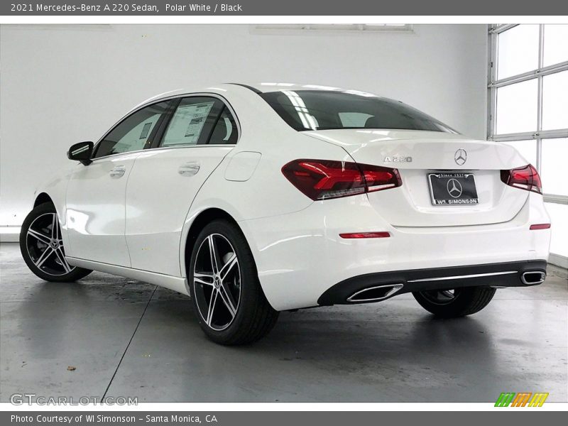 Polar White / Black 2021 Mercedes-Benz A 220 Sedan