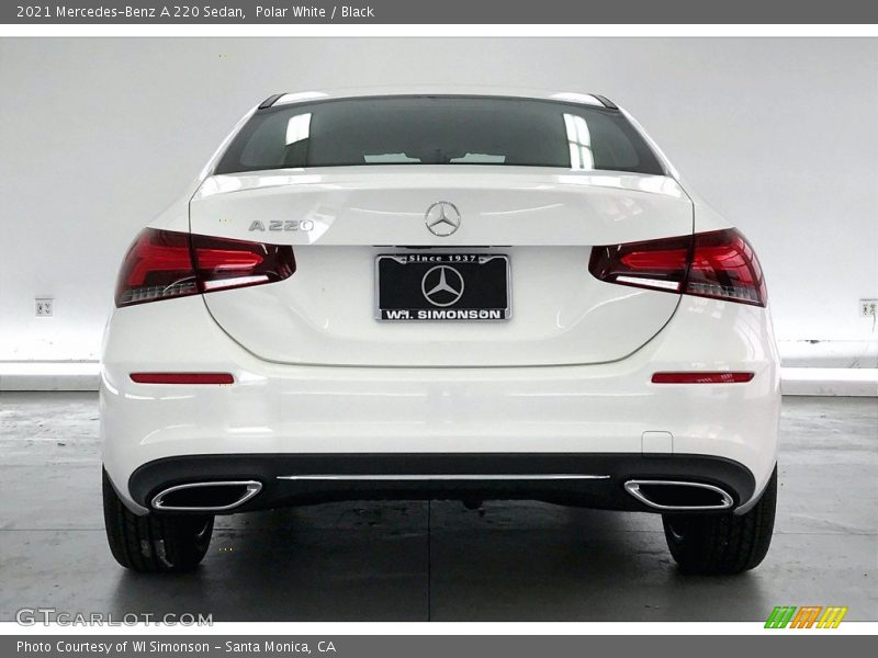Polar White / Black 2021 Mercedes-Benz A 220 Sedan