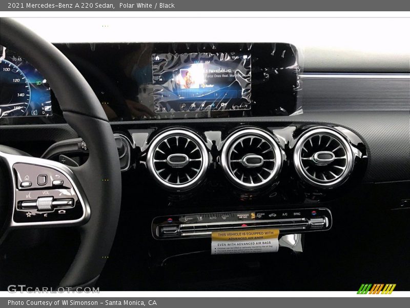 Polar White / Black 2021 Mercedes-Benz A 220 Sedan