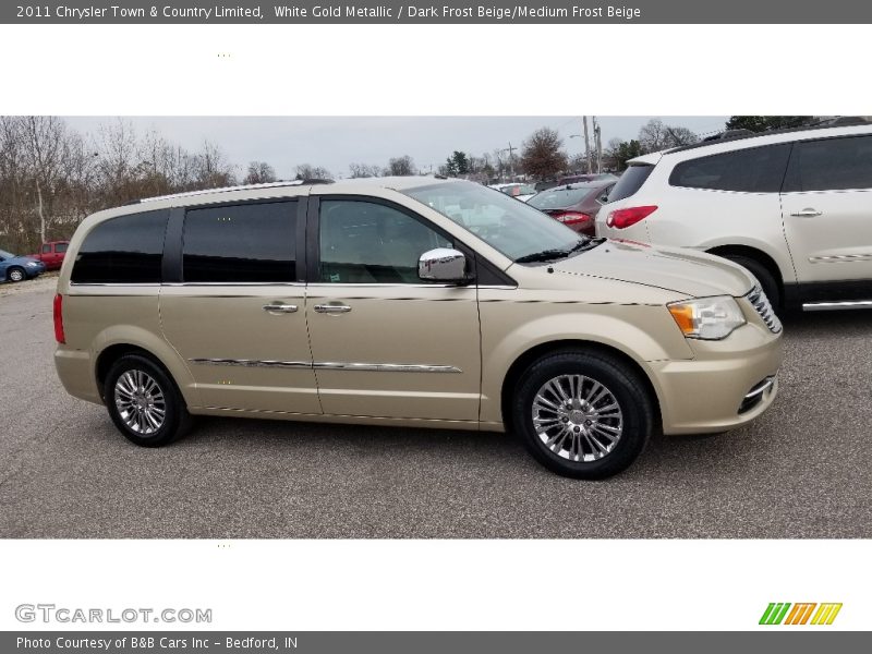 White Gold Metallic / Dark Frost Beige/Medium Frost Beige 2011 Chrysler Town & Country Limited