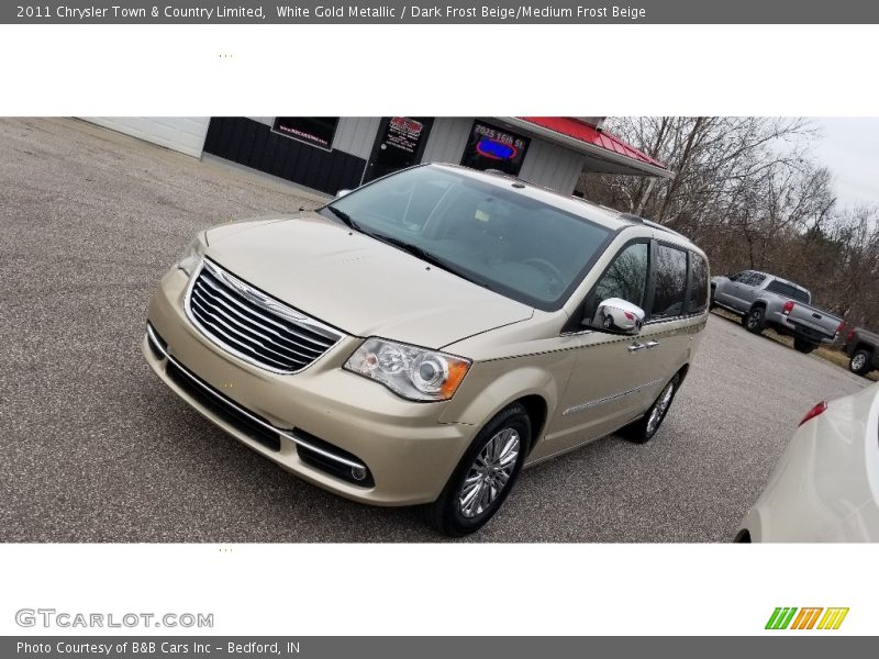 White Gold Metallic / Dark Frost Beige/Medium Frost Beige 2011 Chrysler Town & Country Limited