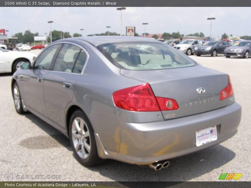 Diamond Graphite Metallic / Wheat 2006 Infiniti G 35 Sedan