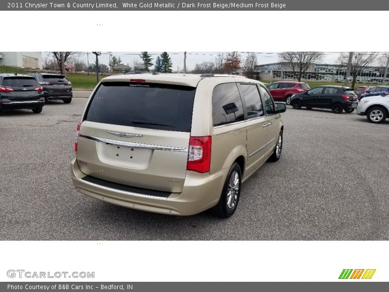 White Gold Metallic / Dark Frost Beige/Medium Frost Beige 2011 Chrysler Town & Country Limited