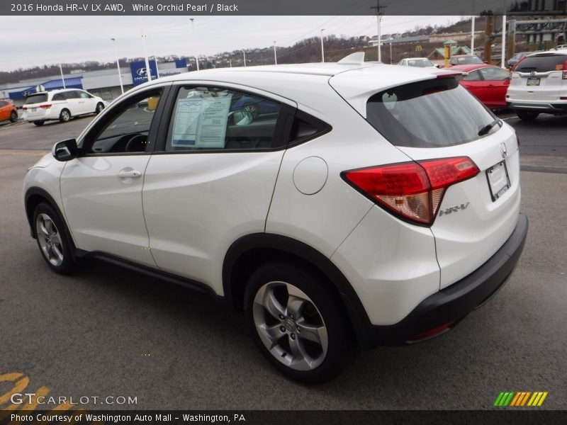White Orchid Pearl / Black 2016 Honda HR-V LX AWD