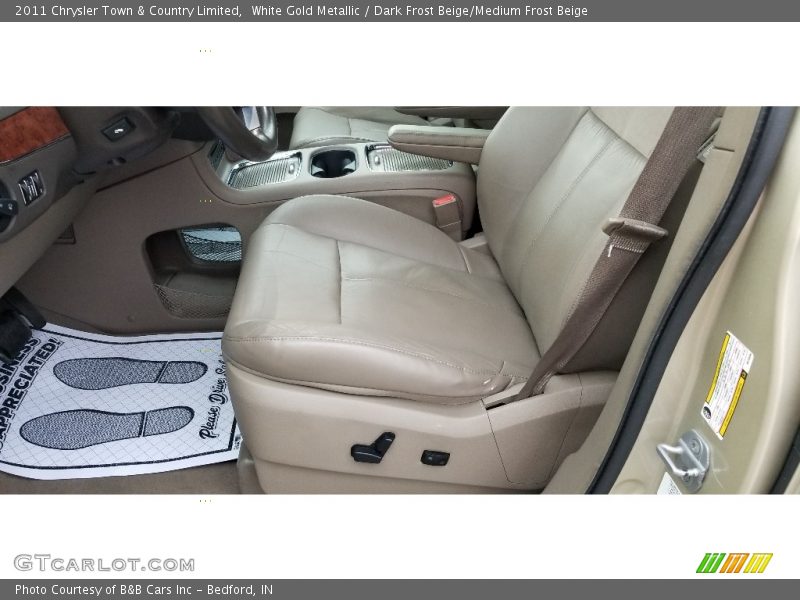 White Gold Metallic / Dark Frost Beige/Medium Frost Beige 2011 Chrysler Town & Country Limited