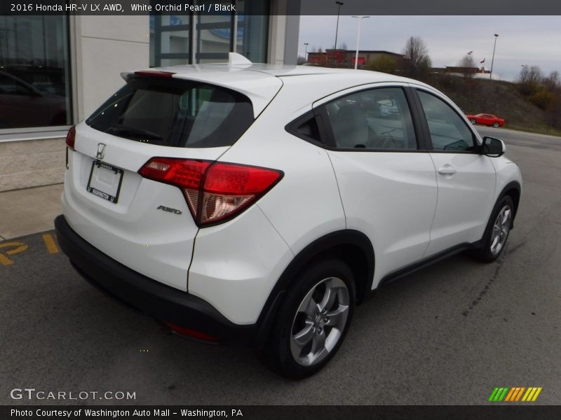 White Orchid Pearl / Black 2016 Honda HR-V LX AWD