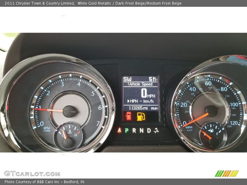 White Gold Metallic / Dark Frost Beige/Medium Frost Beige 2011 Chrysler Town & Country Limited