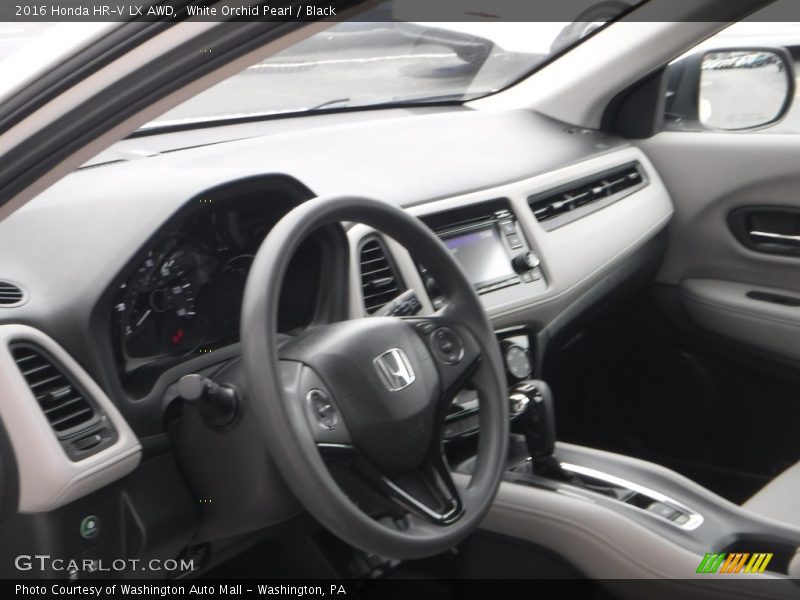 White Orchid Pearl / Black 2016 Honda HR-V LX AWD